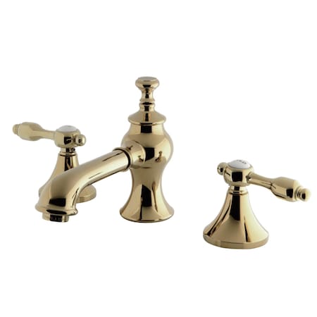 KC7062TAL 8 Widespread Bathroom Faucet, Polished Brass